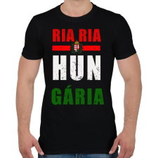 PRINTFASHION ria ria - Férfi póló - Fekete férfi póló