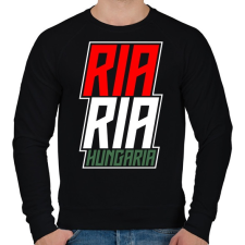 PRINTFASHION Ria-Ria-Hungária - Férfi pulóver - Fekete férfi pulóver, kardigán