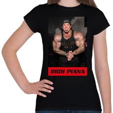 PRINTFASHION Rich Piana - Női póló - Fekete