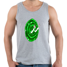 PRINTFASHION RickFck - Férfi atléta - Sport szürke