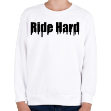 PRINTFASHION Ride Hard - Gyerek pulóver - Fehér gyerek pulóver, kardigán