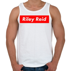 PRINTFASHION riley reid - Férfi atléta - Fehér