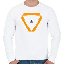 PRINTFASHION Ring of Elysium Logó - Férfi pulóver - Fehér férfi pulóver, kardigán