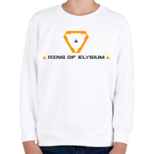 PRINTFASHION Ring of Elysium szöveges Logó - Gyerek pulóver - Fehér gyerek pulóver, kardigán