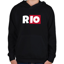 PRINTFASHION RIO - Gyerek kapucnis pulóver - Fekete gyerek pulóver, kardigán