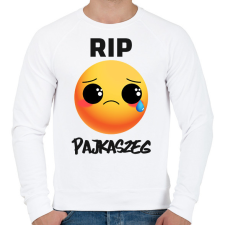 PRINTFASHION RIP Pajkaszeg - Férfi pulóver - Fehér férfi pulóver, kardigán
