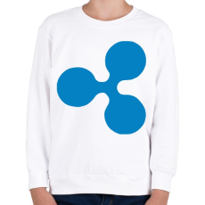 PRINTFASHION Ripple - Gyerek pulóver - Fehér