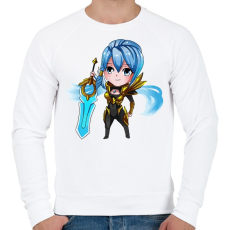 PRINTFASHION Riven - Férfi pulóver - Fehér