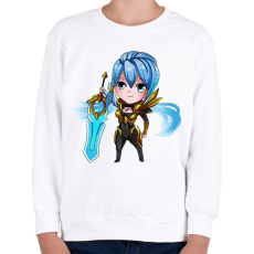 PRINTFASHION Riven - Gyerek pulóver - Fehér