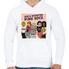 PRINTFASHION Riverdale - Férfi kapucnis pulóver - Fehér férfi pulóver, kardigán