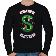 PRINTFASHION Riverdale - Férfi pulóver - Fekete férfi pulóver, kardigán
