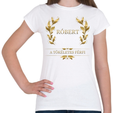 PRINTFASHION Róbert - Női póló - Fehér női póló