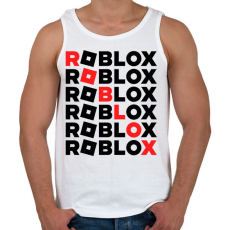 PRINTFASHION roblox - Férfi atléta - Fehér