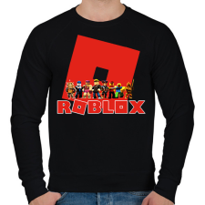 PRINTFASHION roblox - Férfi pulóver - Fekete férfi pulóver, kardigán