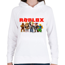 PRINTFASHION Roblox - Női kapucnis pulóver - Fehér