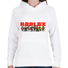 PRINTFASHION Roblox - Női kapucnis pulóver - Fehér női pulóver, kardigán