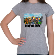 PRINTFASHION Roblox - Női póló - Sport szürke
