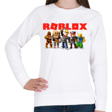 PRINTFASHION Roblox - Női pulóver - Fehér női pulóver, kardigán