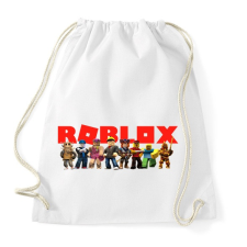 PRINTFASHION Roblox - Sportzsák, Tornazsák - Fehér tornazsák