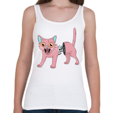 PRINTFASHION Robot macskában egér pilóta - Női atléta - Fehér