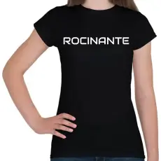 PRINTFASHION ROCINANTE - Női póló - Fekete