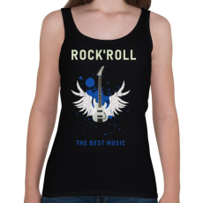PRINTFASHION rock and roll3 - Női atléta - Fekete