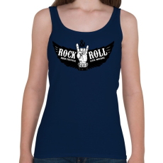 PRINTFASHION Rock and Roll fesztivál - Női atléta - Sötétkék