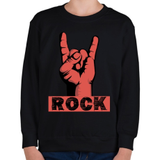 PRINTFASHION rock - Gyerek pulóver - Fekete