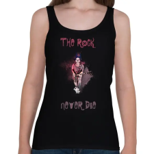 PRINTFASHION rock never die2 - Női atléta - Fekete női trikó