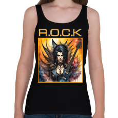 PRINTFASHION rock - Női atléta - Fekete