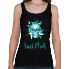 PRINTFASHION rock star - Női atléta - Fekete női felső