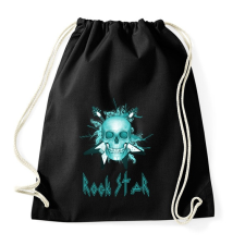 PRINTFASHION rock star - Sportzsák, Tornazsák - Fekete tornazsák