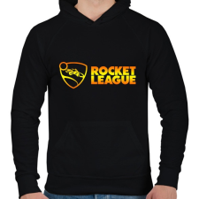 PRINTFASHION Rocket League - Férfi kapucnis pulóver - Fekete férfi pulóver, kardigán
