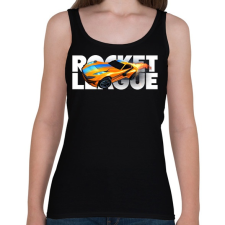 PRINTFASHION Rocket League - Női atléta - Fekete női trikó