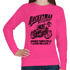 PRINTFASHION Rocketman - Női pulóver - Fukszia női pulóver, kardigán