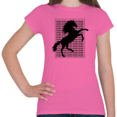 PRINTFASHION Rodeo - Női póló - Rózsaszín