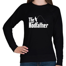 PRINTFASHION rodfather - Női pulóver - Fekete női pulóver, kardigán