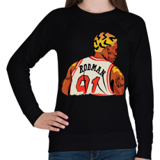 PRINTFASHION Rodman - Női pulóver - Fekete