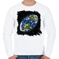 PRINTFASHION Rögbi világ - Férfi pulóver - Fehér férfi pulóver, kardigán