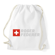 PRINTFASHION Roger Federer - Sportzsák, Tornazsák - Fehér tornazsák