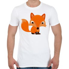 PRINTFASHION Róka - Férfi póló - Fehér