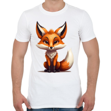 PRINTFASHION róka - Férfi póló - Fehér férfi póló