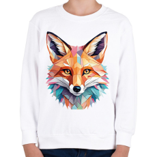 PRINTFASHION Róka  - Gyerek pulóver - Fehér