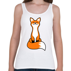 PRINTFASHION Róka - Női atléta - Fehér