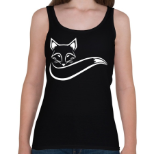 PRINTFASHION Róka  - Női atléta - Fekete női trikó