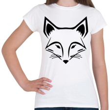 PRINTFASHION Róka  - Női póló - Fehér női póló