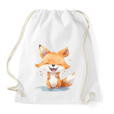 PRINTFASHION Róka - Sportzsák, Tornazsák - Fehér tornazsák