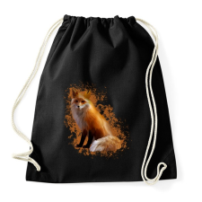 PRINTFASHION Róka - Sportzsák, Tornazsák - Fekete tornazsák