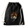 PRINTFASHION róka - Sportzsák, Tornazsák - Fekete