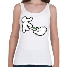 PRINTFASHION Roll it - Női atléta - Fehér